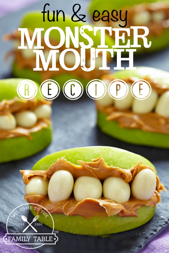 Looking for an easy and fun way to connect with your kids in the kitchen? Try this delicious and healthy monster mouth recipe! :: welcometothefamilytable.com