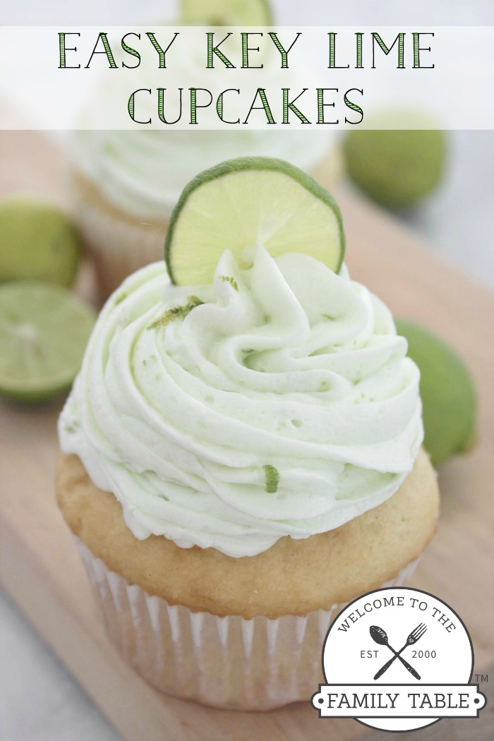 These key lime cupcakes are sure to delight any citrus lovin' sweet tooth palette. :: welcometothefamilytable.com