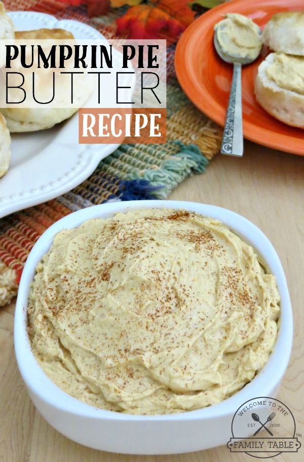 Pumpkin Pie Butter Recipe