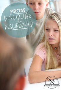 It never feels good when we have to discipline our children. The key is turning the discipline to discipleship.