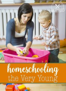 Here are some great tips for homeschooling your littles.