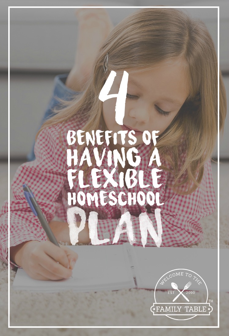 4 Benefits of Having a Flexible Homeschool Plan
