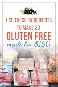 20 Gluten Free Freezer Meals