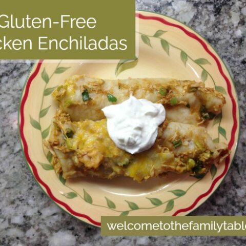 Gluten Free Chicken Enchiladas
