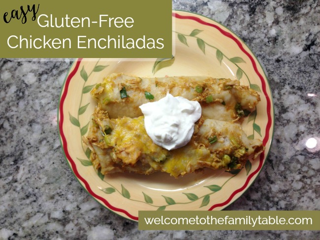 Gluten-Free Chicken Enchiladas