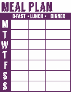 free meal planner at frugalitygal.com