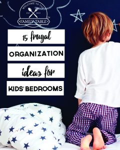 Are you looking for some low-cost ideas to help organize your child's room? If so, come see these 15 ideas!