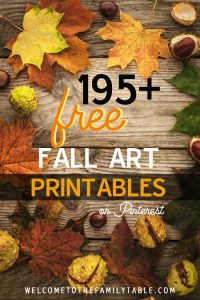 Looking for some free fall art printables? We've got you covered! We've found 195+ of the best free fall-themed printables on Pinterest!