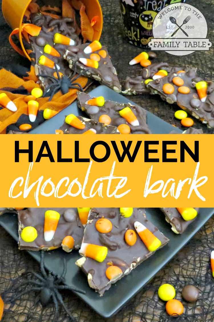 Are you looking for a fun treat to make for your next Halloween party? Try our Halloween chocolate Bark!