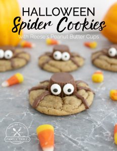Come check out these fun Halloween Spider Cookies! These are not only tasty but fun for the entire family to make!
