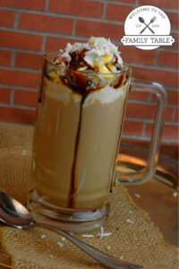 Chocolate Coconut Caramel Latte Recipe