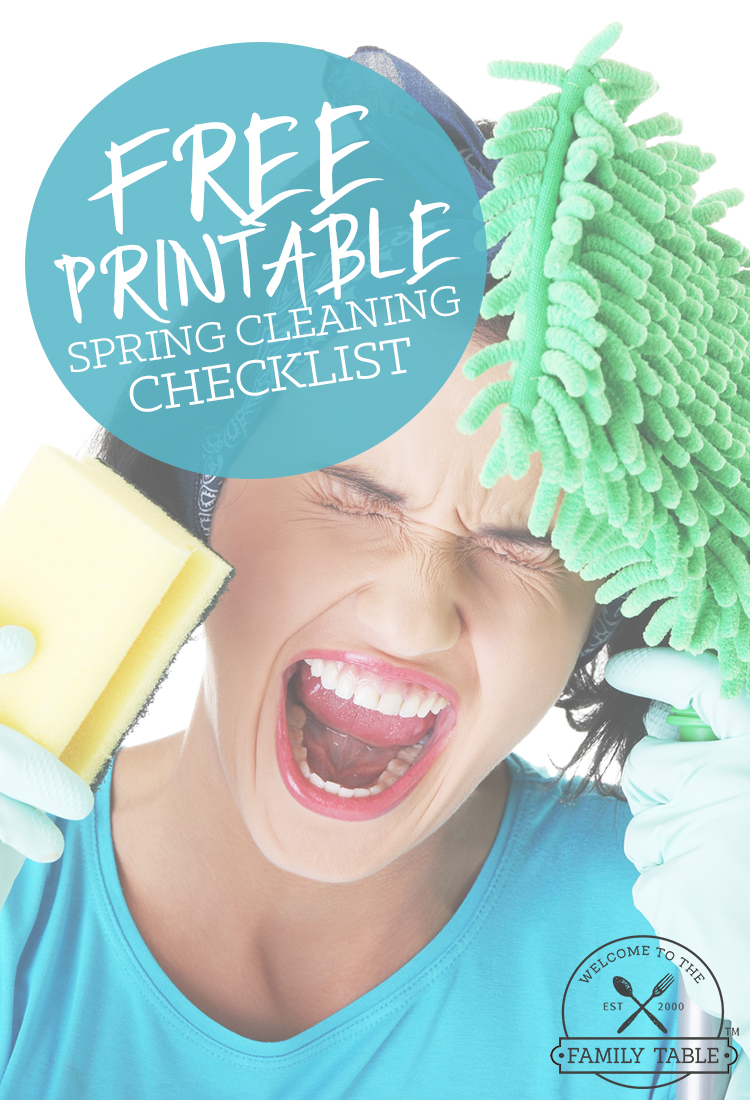 Free Printable Spring Cleaning Checklist
