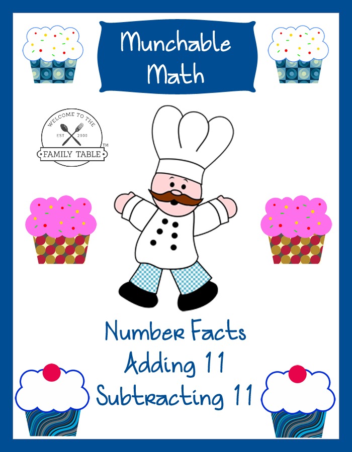 Free Elementary Math Worksheets Munchable Math Cupcakes Welcome To The Family Table 