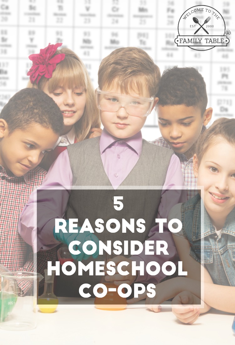 Are you thinking about joining a homeschool co-op? If so, here are 5 reasons to consider homeschool co-ops.