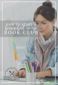 Are you thinking about starting a homeschool co-op book club? We can help!