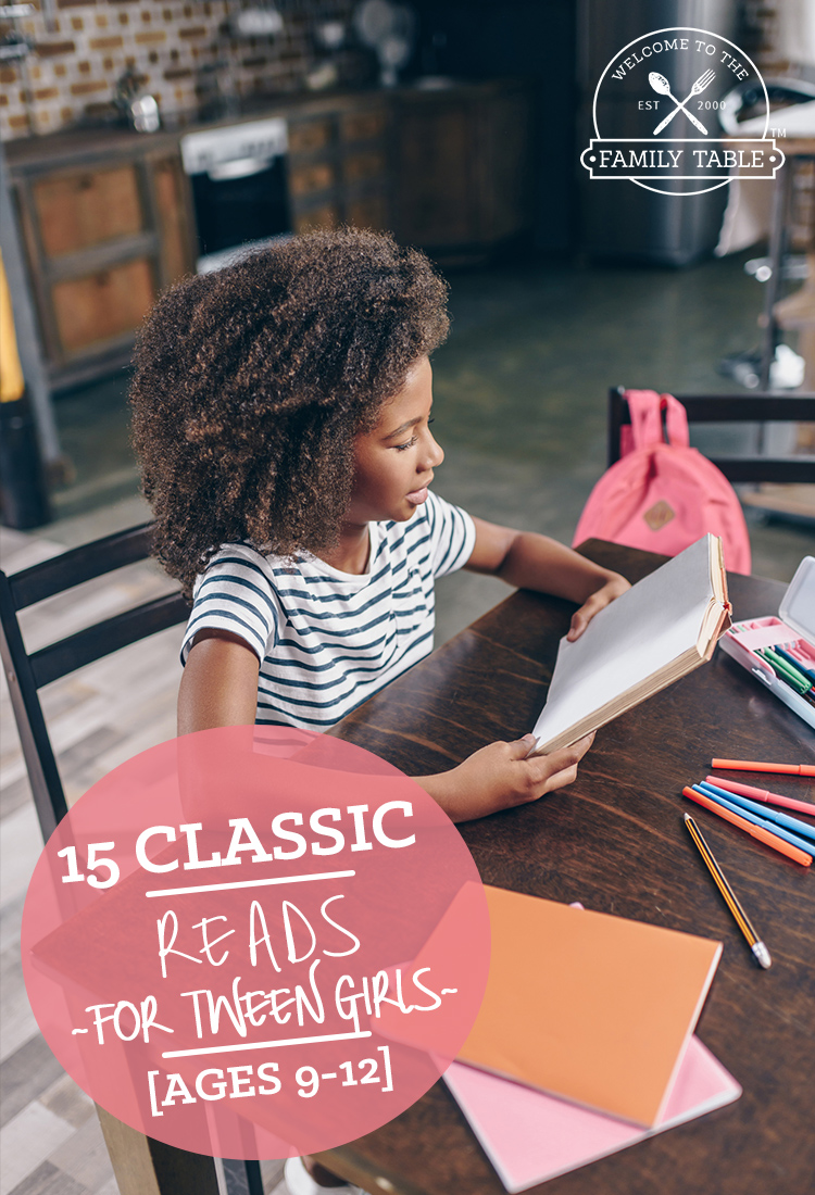 Looking for books for your tween girls to read? If so come see these 15 classic reads for tween girls.