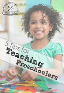 Sometimes teaching our cuddly, sweet, smart, and sometimes crazy preschoolers can be challenging. Here are 5 tips for teaching preschoolers that work!