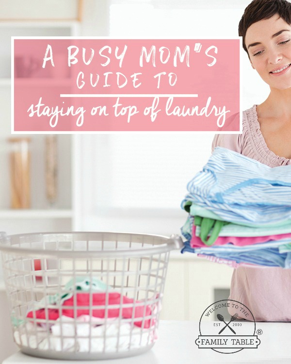 Are you tired of having laundry mountains in your home? I know the feeling. Come see how I stay on top of laundry in a A Busy Mom's Guide to Staying on Top of Laundry.