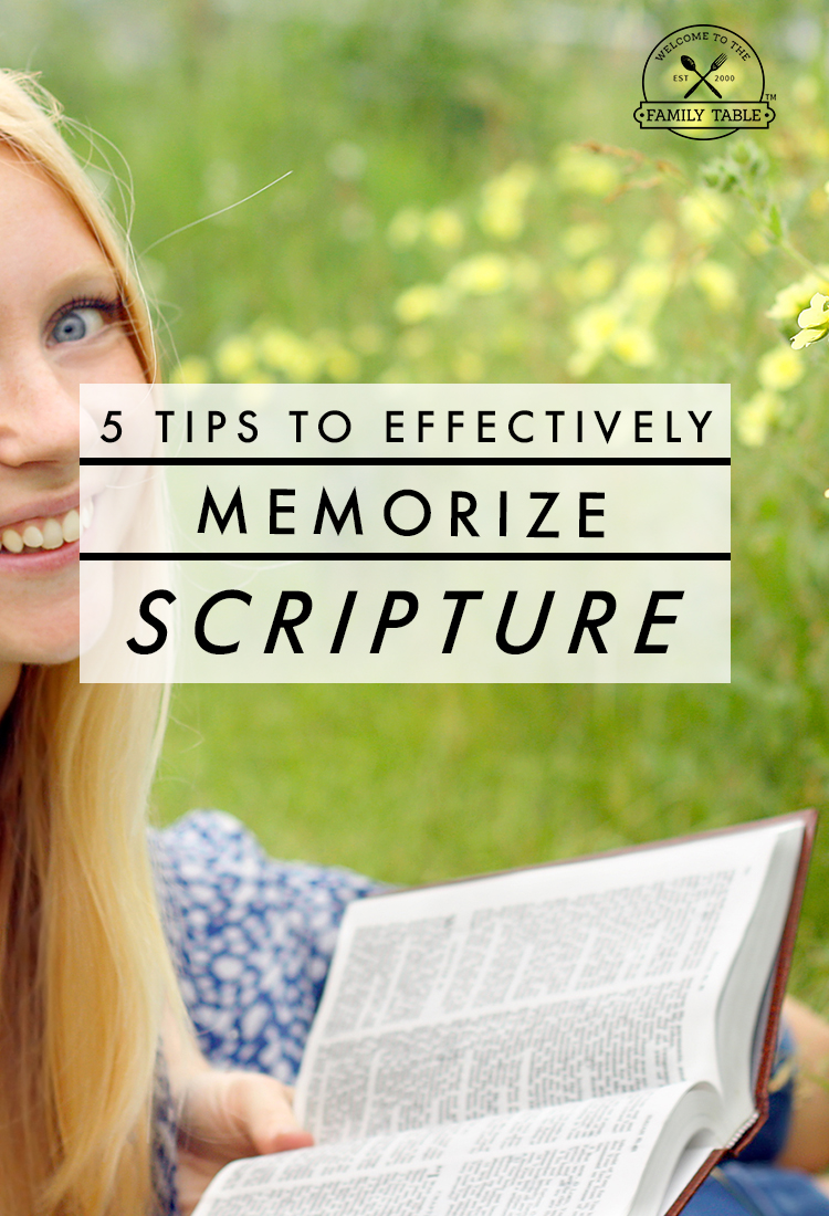 5 Tips to Effectively Memorize Scripture