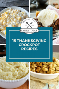 Looking to save some time and oven space this Thanksgiving? Try these 15 Thanksgiving crockpot recipes!