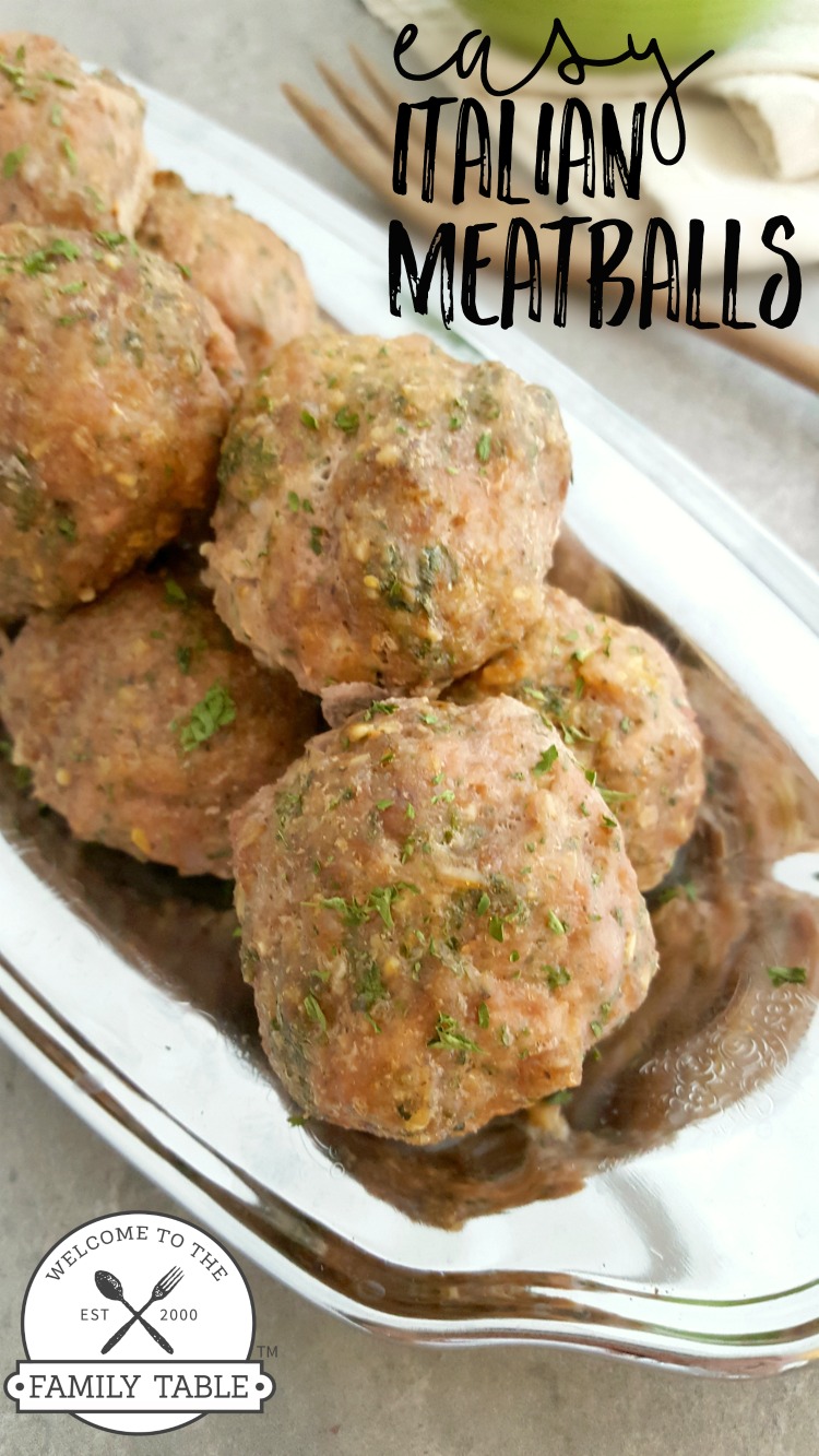Looking for a delicious healthy and easy Italian meatballs recipe? Look no further!