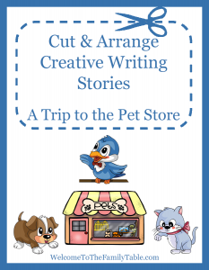 Cut and Arrange Creative Writing Stories - A Trip to the Pet Store