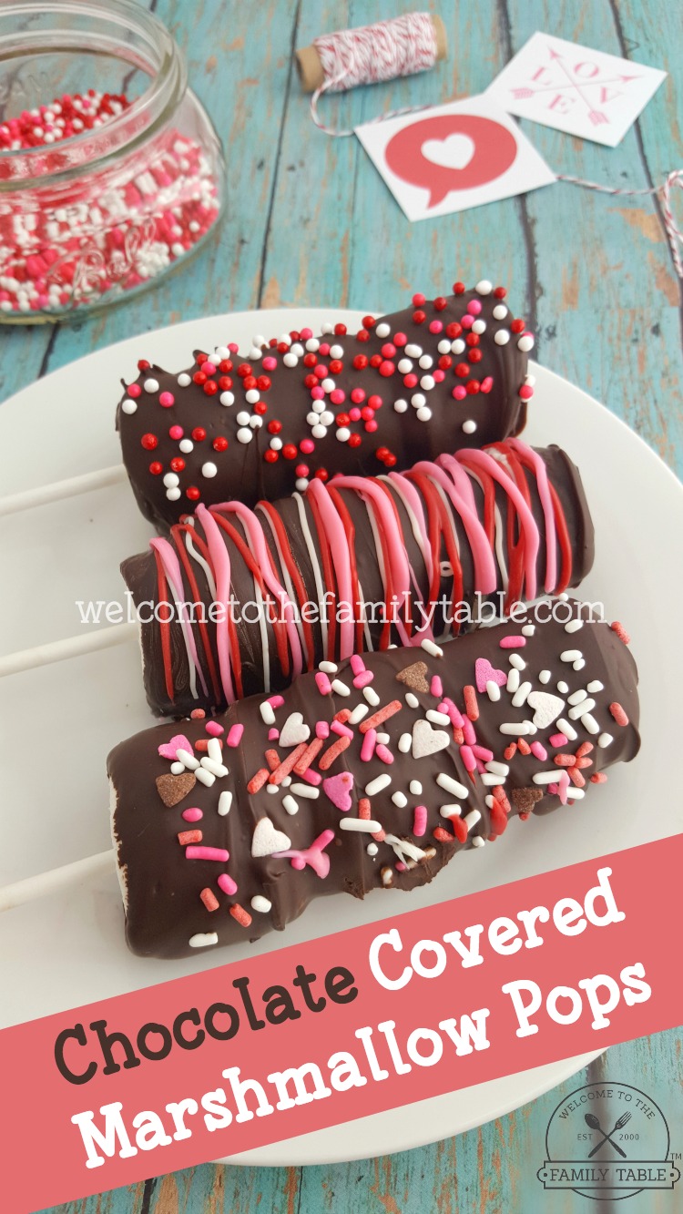 Chocolate Covered Marshmallow Pops