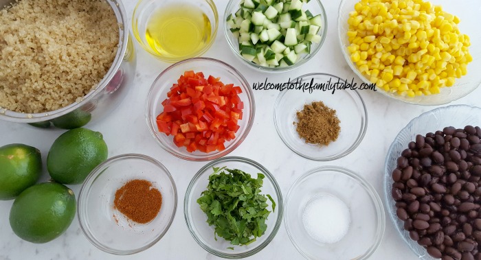 Quinoa Salad Ingredients