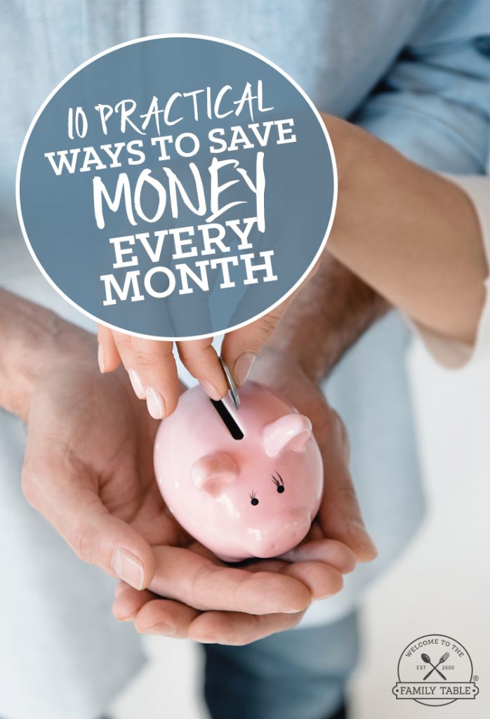 Just a few small changes to your current habits can have you meeting your savings goals. Here are 10 practical ways to save money every month.