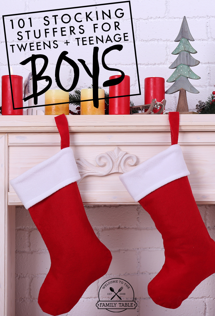 Are you looking for some great stocking stuffers for your teen or tween boys? Come check out these 101 Stocking Stuffers for Tween and Teen Boys!