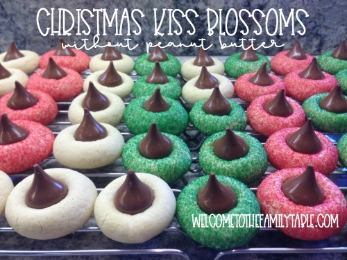 Christmas Kiss Blossoms Without Peanut Butter Recipe