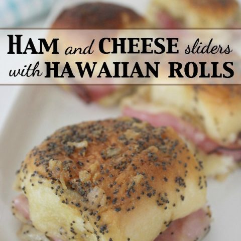 Ham and Cheese Sliders on Hawaiian Rolls