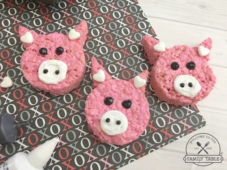 Hogs + Kisses Valentine Rice Krispie Treats FB - WelcomeToTheFamilyTable.com