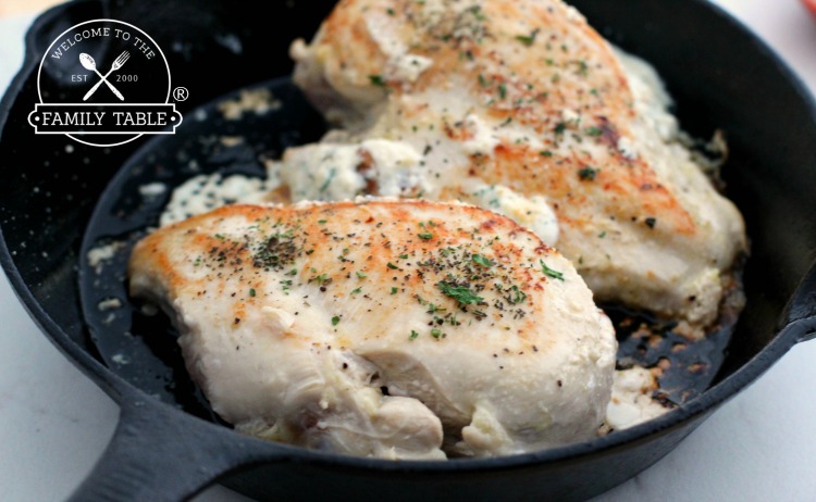 Keto Stuffed Chicken - Pan Seared - Welcome to the Family Table®