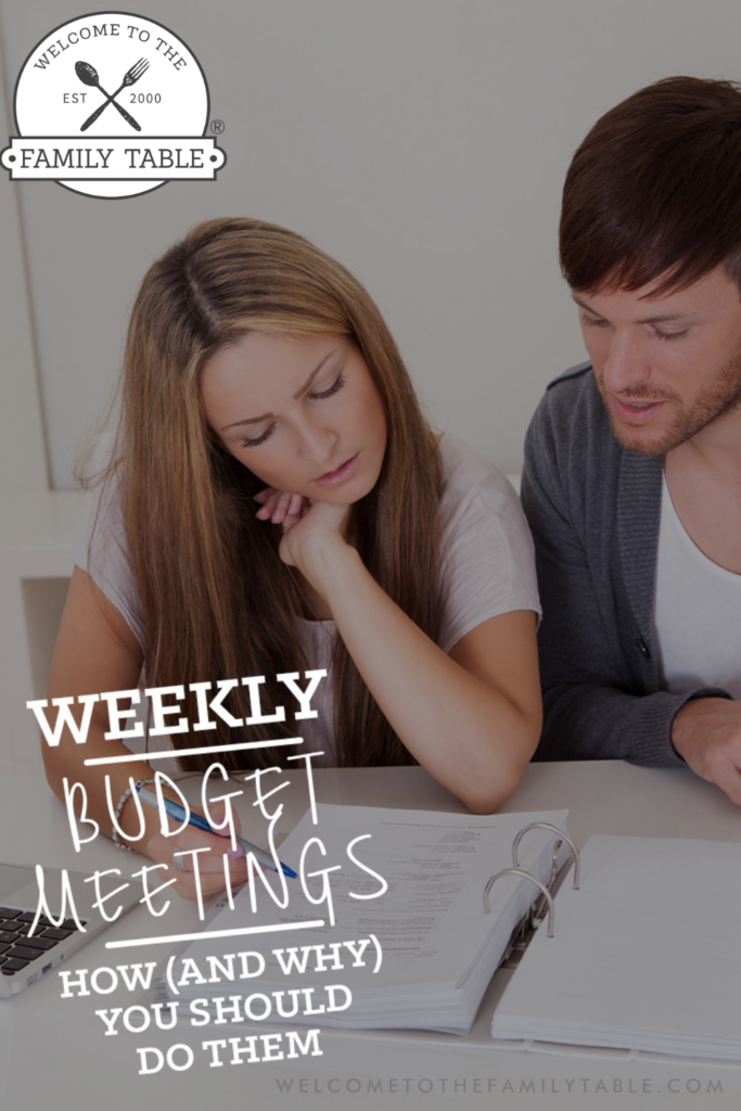 weekly budget meetings for married couples