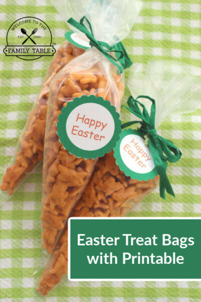 Easter Treat Bags (with Free Printable) - Welcome To The Family Table®