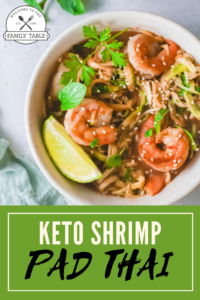 Keto Shrimp Pad Thai