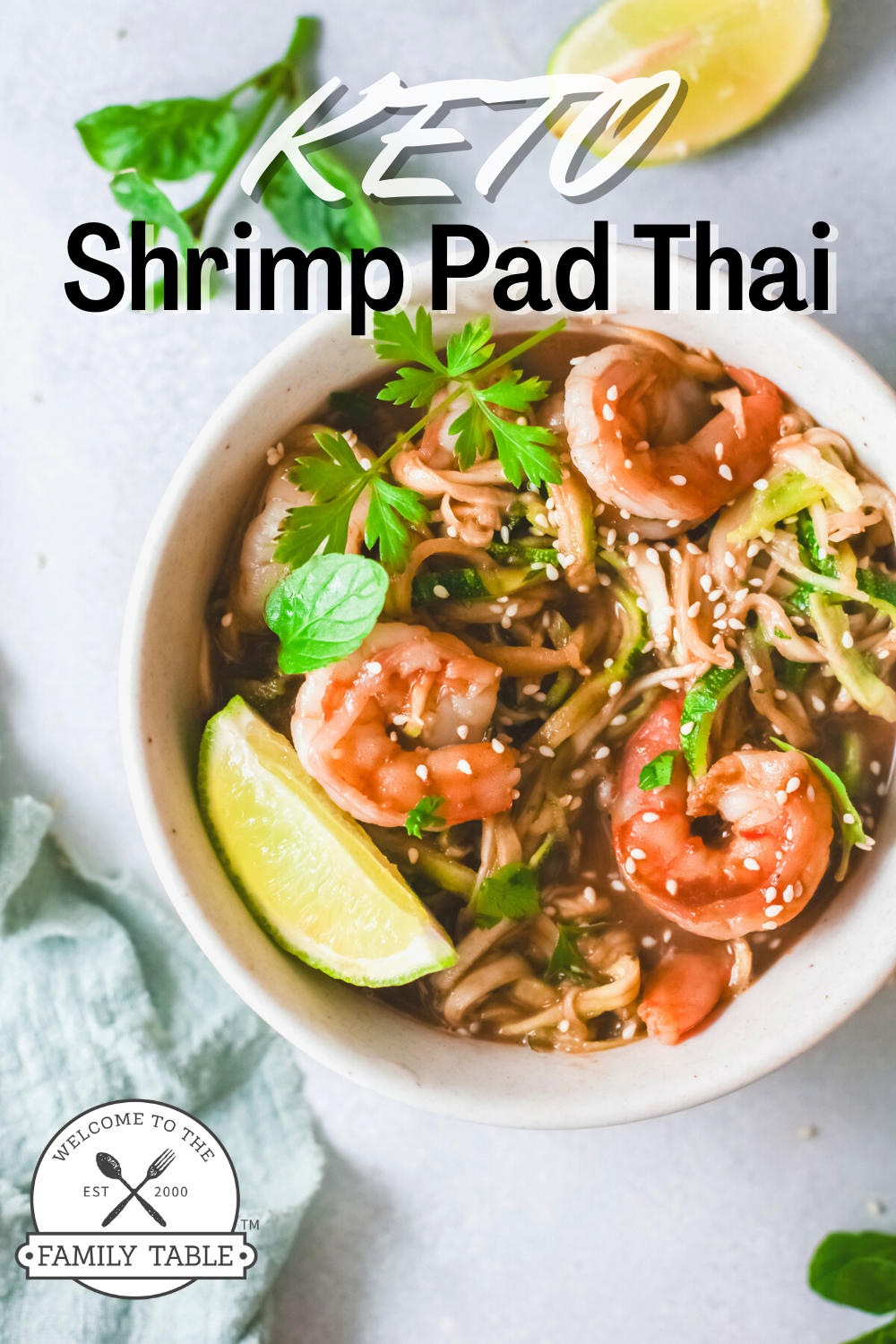 Keto Shrimp Pad Thai