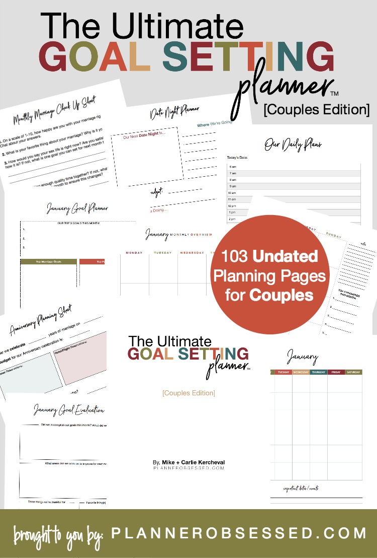 The Ultimate Goal Setting Planner for Couples