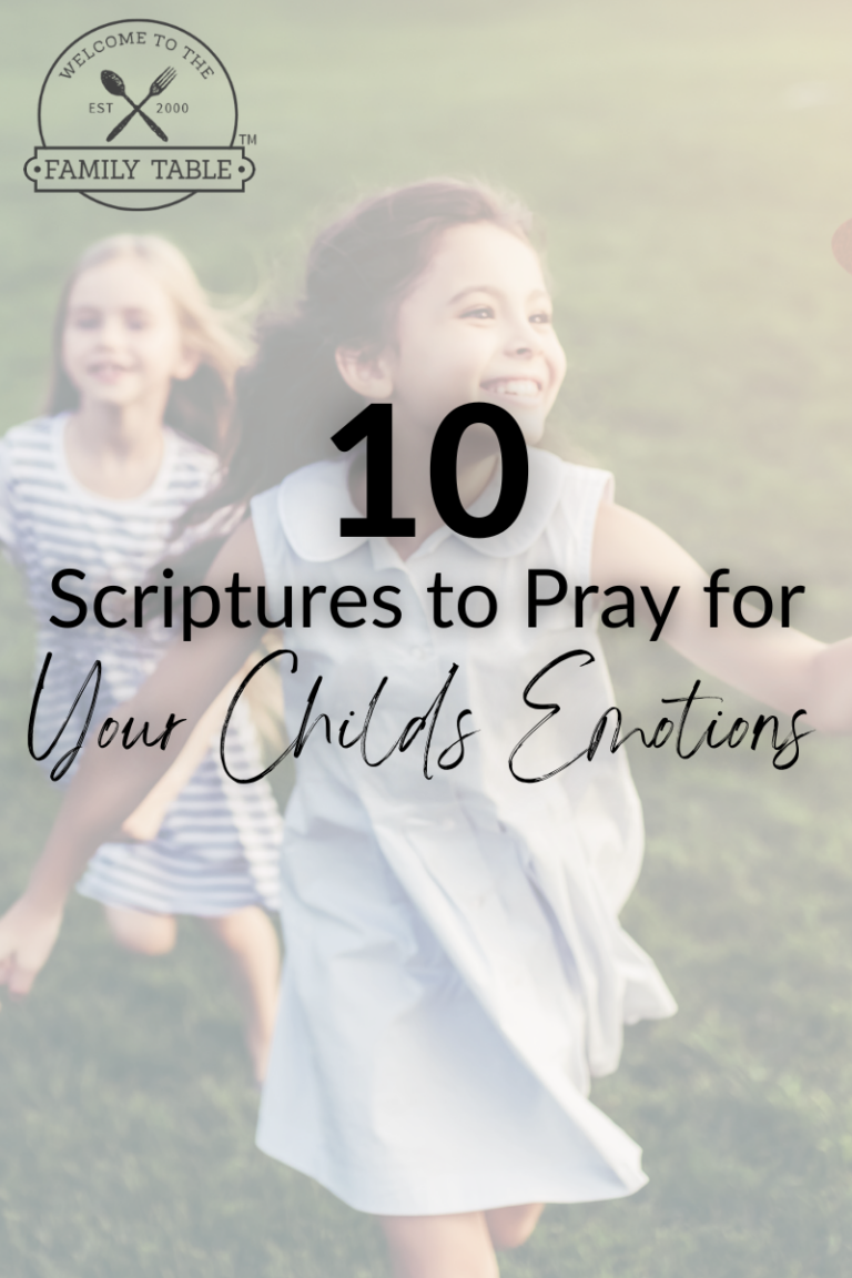 10 Scriptures to Pray for Your Child's Emotions