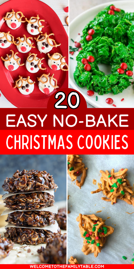 No Bake Christmas Cookies - Welcome to the Family Table