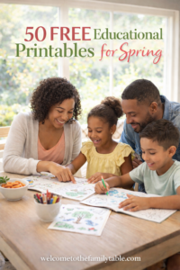 50 FREE Educational Printables for Spring