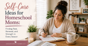 Self-Care Ideas for Homeschool Moms